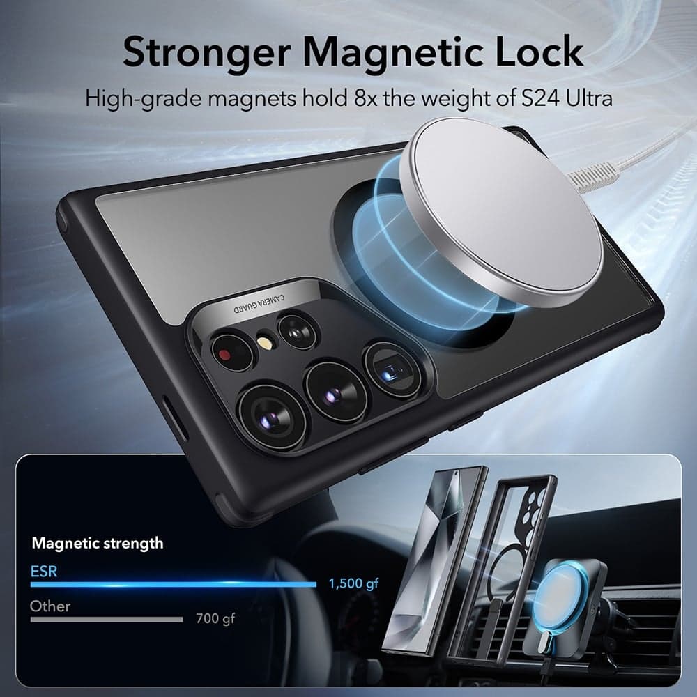 ESR Boost Flickstand HaloLock - θήκη για Samsung Galaxy S24 Ultra - Μαύρο 5