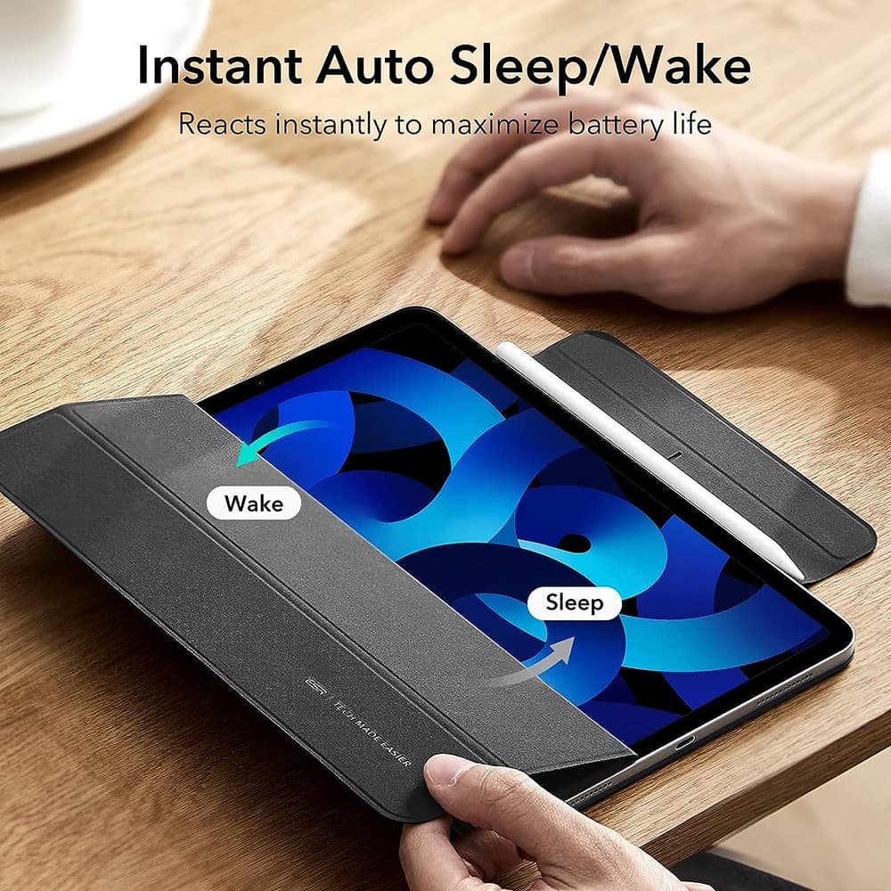 ESR - Rebound Magnetic - iPad Air 13 (2024) / Pro 12.9 (2020/2021/2022) - Λαμπερό Λευκό 4