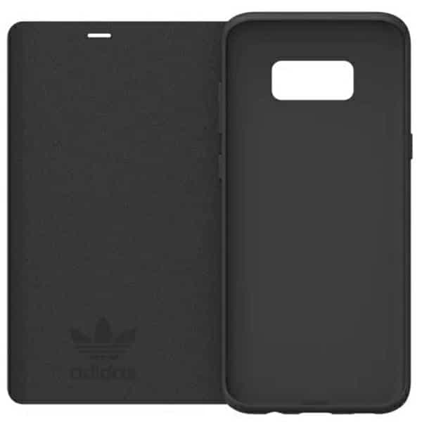 Adidas Booklet Case BASIC - θήκη για Samsung Galaxy S8+ G955 - Μαύρο 3