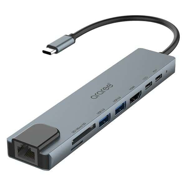 Araree Multi Hub 8w1 AM81 μαύρος/black AR60-01379A