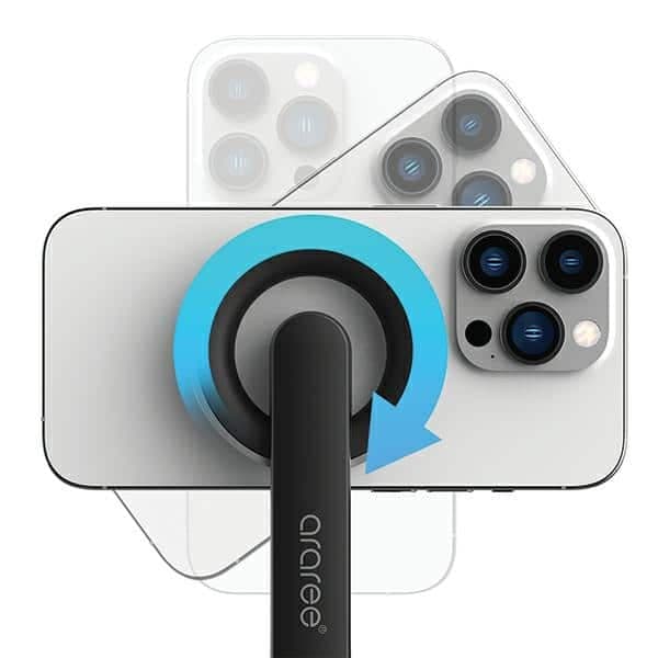 Araree selfie stick Bluetooth Magfie Pod μαύρο/black MagSafe τρίποδο AR60-01727A 5
