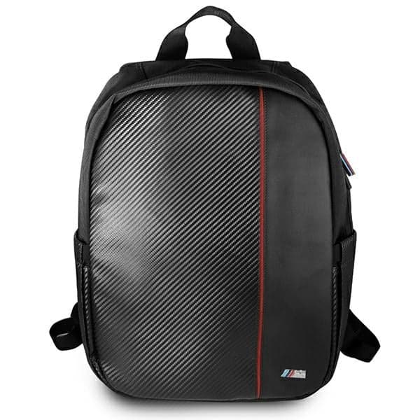 BMW σακίδιο BMBPCO15CAPRBK 16" μαύρο/black Carbon Red Stripe