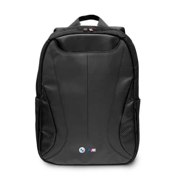 BMW Plecak BMBP15SPCTFK 16" τριχρωμο Carbon&Leather μαύρος