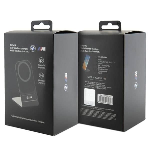 BMW Φορτιστής ασύρματης φόρτισης BMDCSMADGPK 15W M Edition MagSafe μαύρος 3