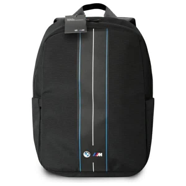 BMW Plecak BMBP15COMPVSKL 16" μαύρος/black Nylon Blue Stripe 4