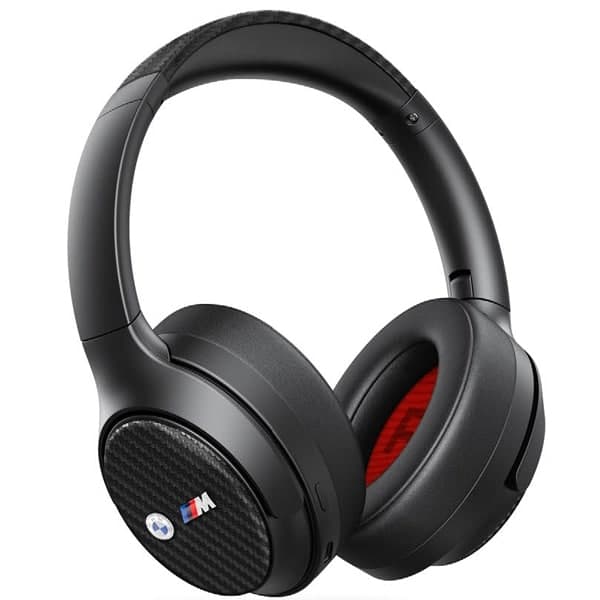 BMW ασύρματα ακουστικά Bluetooth ANC BMBHKL601MTCAK μαύρο/black Encmetal Logos 2