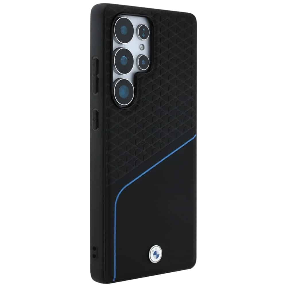 BMW Leather Textured and Smooth MagSafe - θήκη για Samsung Galaxy S25 Ultra - Μαύρο 4