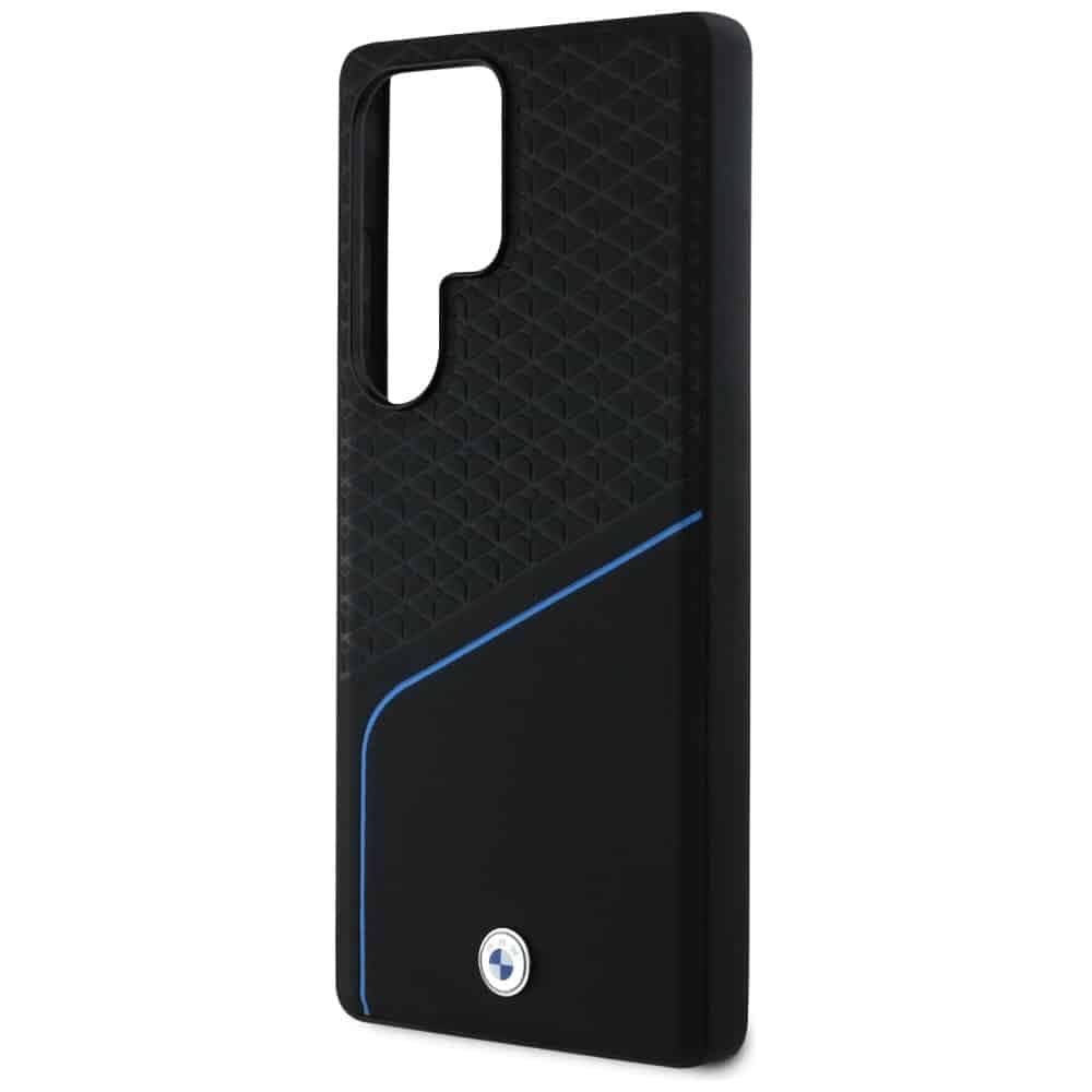 BMW Leather Textured and Smooth MagSafe - θήκη για Samsung Galaxy S25 Ultra - Μαύρο 6