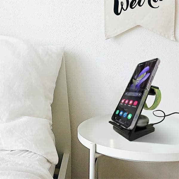 Beline ασύρματη φόρτιση 3 σε 1 για Apple/Samsung BLNWCB01 μαύρη 11