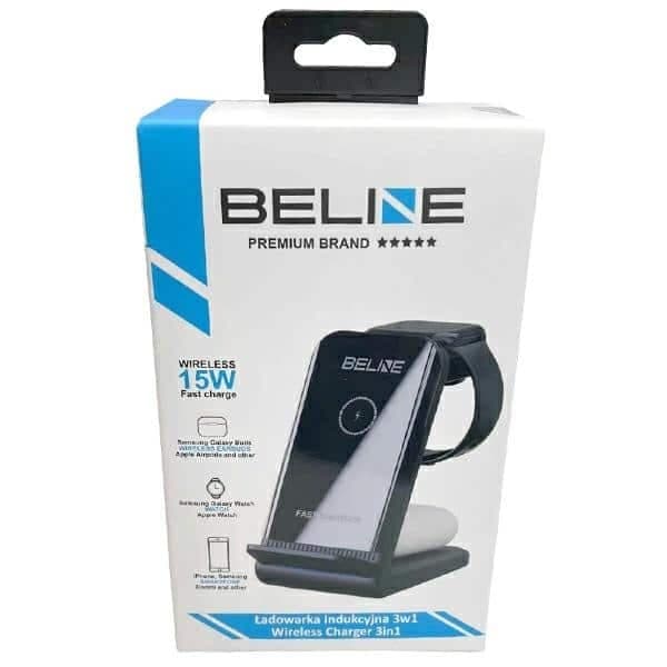 Beline ασύρματη φόρτιση 3 σε 1 για Apple/Samsung BLNWCB01 μαύρη 13
