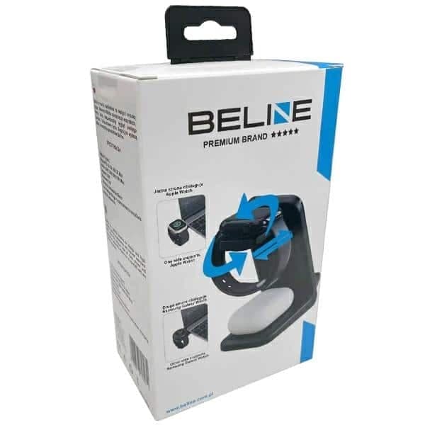 Beline ασύρματη φόρτιση 3 σε 1 για Apple/Samsung BLNWCB01 μαύρη 14
