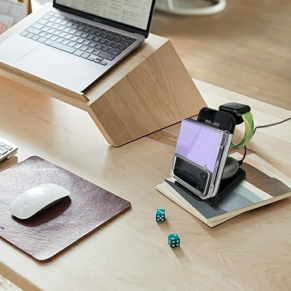 Beline ασύρματη φόρτιση 3 σε 1 για Apple/Samsung BLNWCB01 μαύρη 15