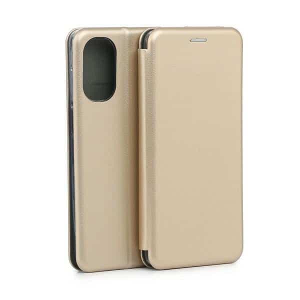 Beline Book Magnetic - θήκη για Motorola Moto G52 - Χρυσό