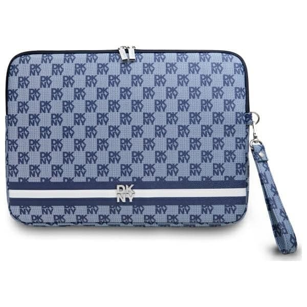 DKNY Θήκη DKCS14PVSHLB 14" με σχέδιο καρό σε εκτυπωμένες ρίγες μπλε