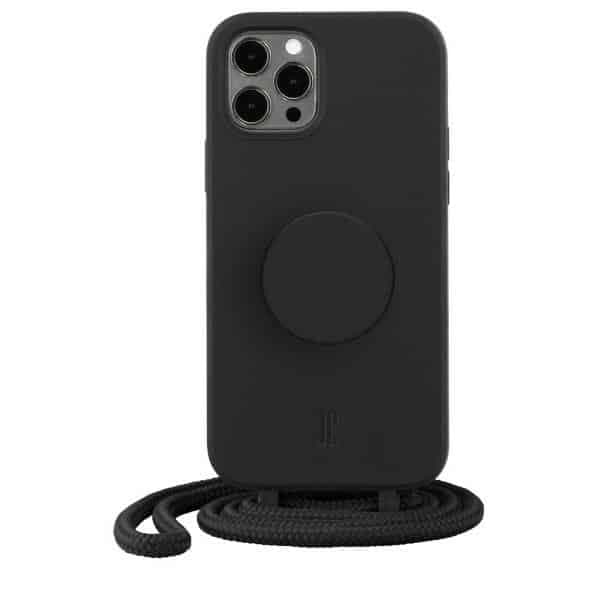 Just Elegance PopGrip - θήκη για Apple iPhone 12 Pro Max - Μαύρο