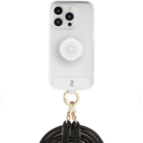 Just Elegance 3in1 PopGrip - θήκη για Apple iPhone 15 Pro Max - Διάφανο
