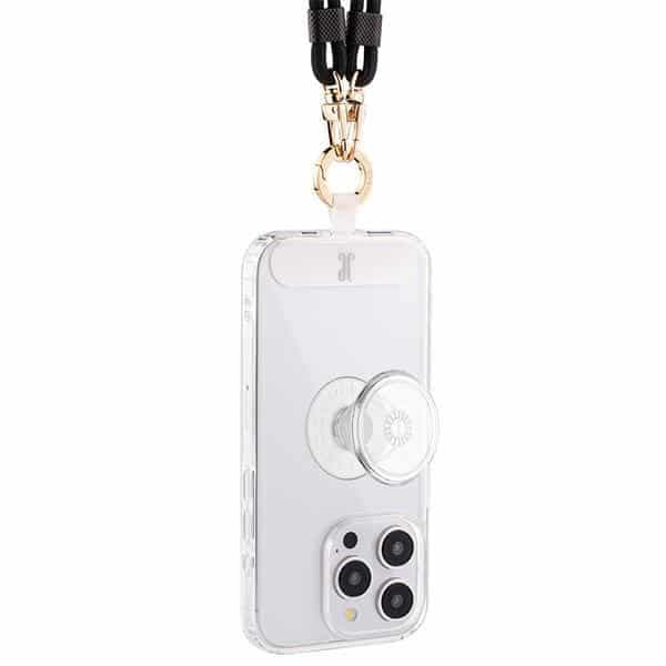 Just Elegance 3in1 PopGrip - θήκη για Apple iPhone 15 Pro Max - Διάφανο 4
