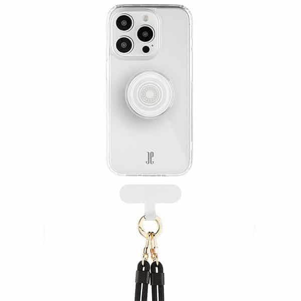 Just Elegance 3in1 PopGrip - θήκη για Apple iPhone 15 Pro - Διάφανο 3