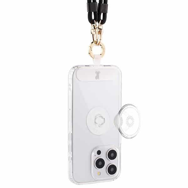 Just Elegance 3in1 PopGrip - θήκη για Apple iPhone 15 Pro - Διάφανο 5