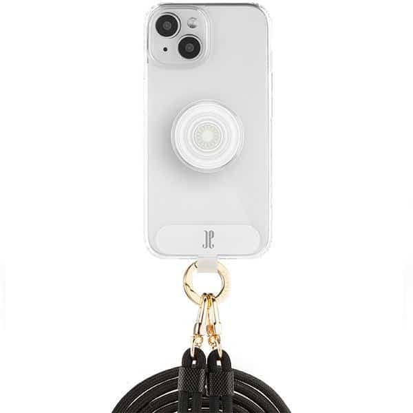Just Elegance 3in1 PopGrip - θήκη για Apple iPhone 15 - Διάφανο