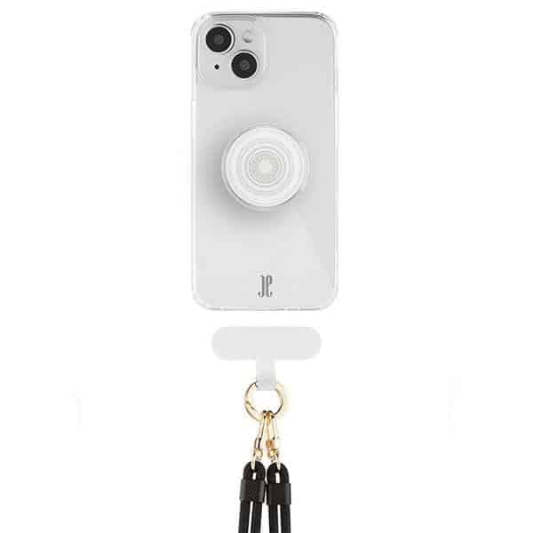 Just Elegance 3in1 PopGrip - θήκη για Apple iPhone 15 - Διάφανο 3