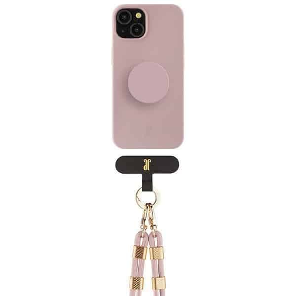Just Elegance 3in1 PopGrip - θήκη για Apple iPhone 15 - Ροζ 3