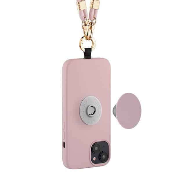 Just Elegance 3in1 PopGrip - θήκη για Apple iPhone 15 - Ροζ 5
