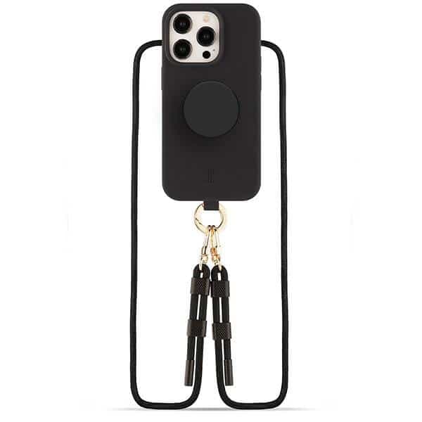 Just Elegance JE PopGrip - θήκη για Apple iPhone 15 Pro - Μαύρο 2