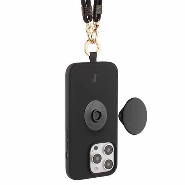 Just Elegance JE PopGrip - θήκη για Apple iPhone 15 Pro - Μαύρο 5