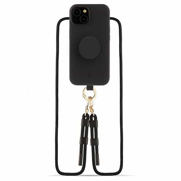 Just Elegance 3in1 PopGrip - θήκη για Apple iPhone 15 - Μαύρο 2