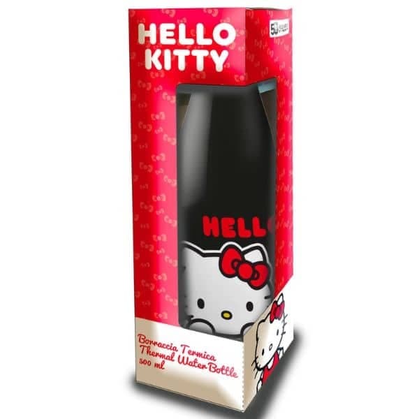 Coriex μπουκάλι νερού Hello Kitty 500ml μαύρο 2