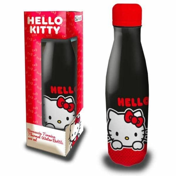 Coriex μπουκάλι νερού Hello Kitty 500ml μαύρο 3