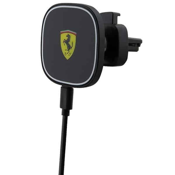 Ferrari ασύρματη βάση 15W FECHMGLK για γρίλια μαύρη/black MagSafe