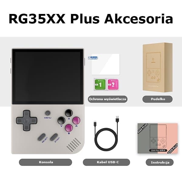 Anbernic κονσόλα RG35XX Plus γκρι (emulator) 3