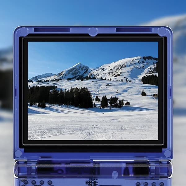 Anbernic κονσόλα RG35XXSP διαφανές μπλε (emulator) 6