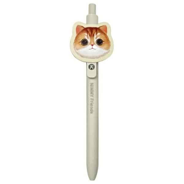 Big Eyed Pet Σετ 2 σε 1 σημειωματάριο + στυλό καφέ 3
