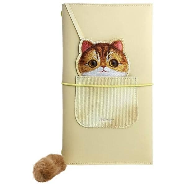 Big Eyed Pet Σετ 2 σε 1 σημειωματάριο + στυλό καφέ 2