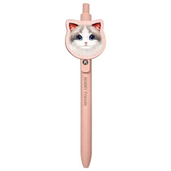 Big Eyed Pet σετ 2 σε 1 σημειωματάριο + στυλό ροζ 3