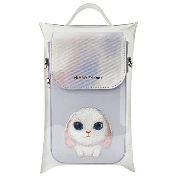 Big Eyed Pet τσάντα τηλεφώνου Nimmy 2.0 Κουνέλι μωβ 9