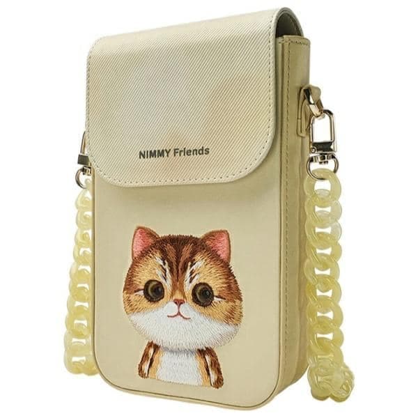 Big Eyed Pet 2.0 Σετ 3 σε 1 τσάντα για τηλέφωνο + πορτοφόλι + θήκη για τοποθετητή καφέ 5