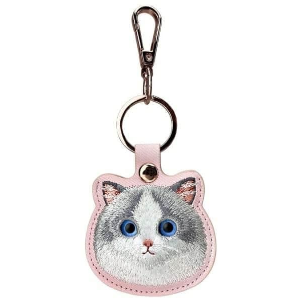 Big Eyed Pet Ζευγάρι 3 σε 1 τσάντα για τηλέφωνο + πορτοφόλι + θήκη για τοποθετητή ροζ 4