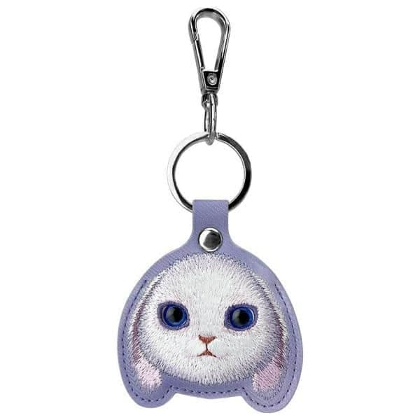 Big Eyed Pet Ζεύγος 3 σε 1 τσάντα για τηλέφωνο + πορτοφόλι + θήκη για τοποθετητή μωβ 4