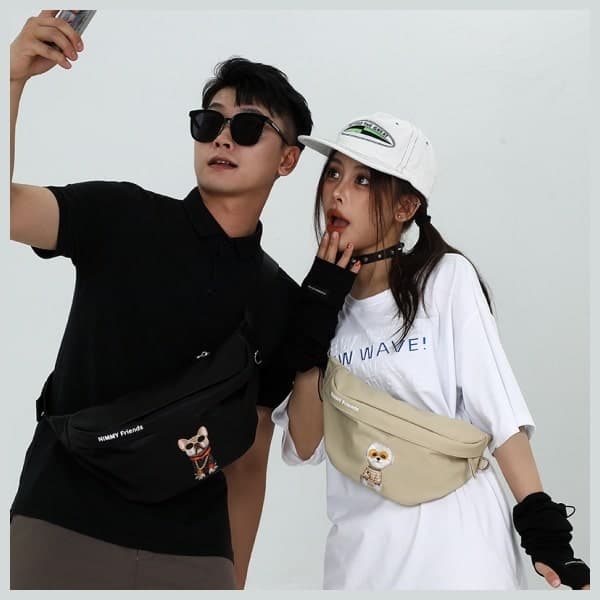 Nimmy γυαλιά crossbody Cool Dog μαύρο 8