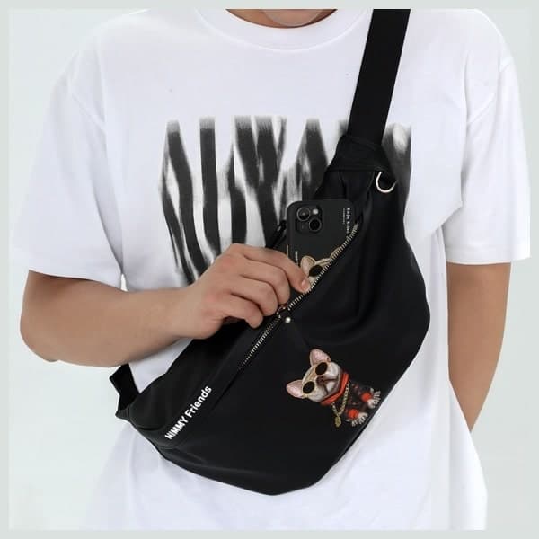 Nimmy γυαλιά crossbody Cool Dog μαύρο 10