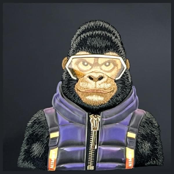 Cool&Cute Crossbody 2.0 Gorilla μαύρο/black 3