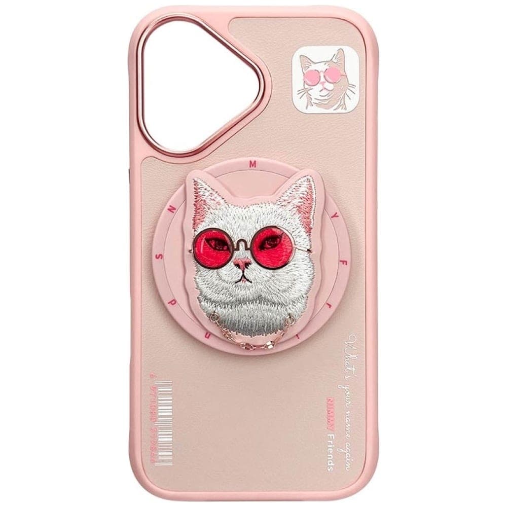 Nimmy - Glasses Cool Cat MagSafe - Apple iPhone 16 - Ροζ 2