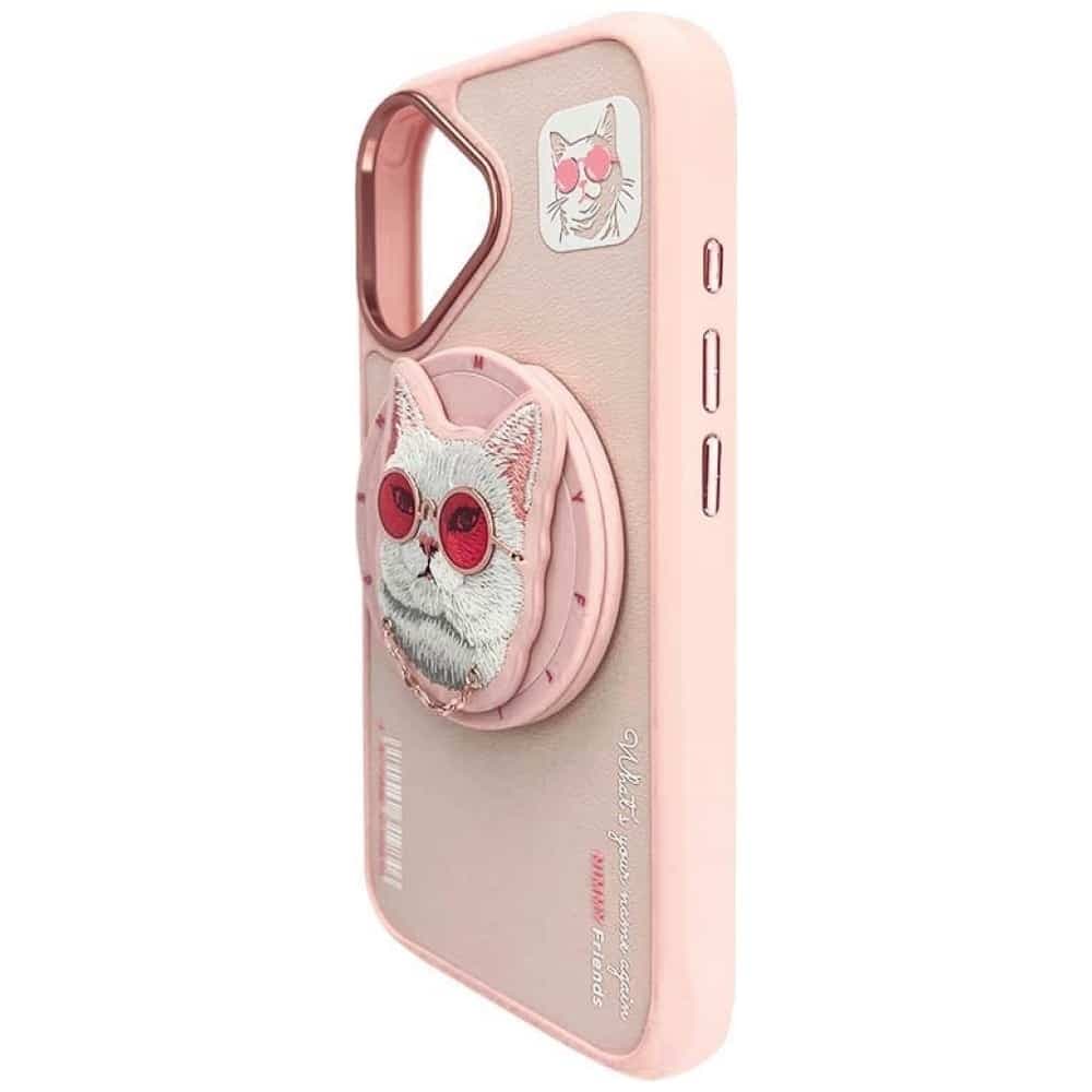 Nimmy - Glasses Cool Cat MagSafe - Apple iPhone 16 - Ροζ 4