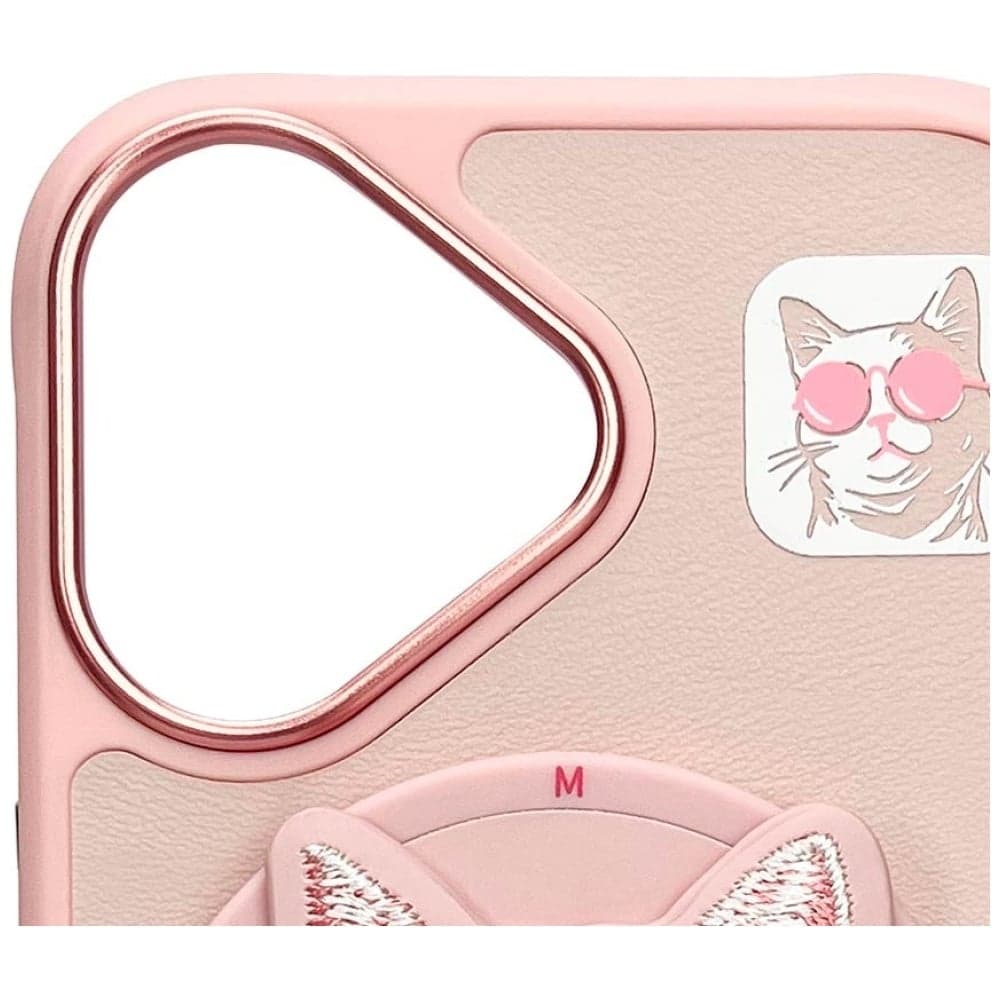 Nimmy - Glasses Cool Cat MagSafe - Apple iPhone 16 - Ροζ 7