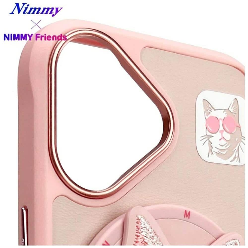 Nimmy - Glasses Cool Cat MagSafe - Apple iPhone 16 - Ροζ 10