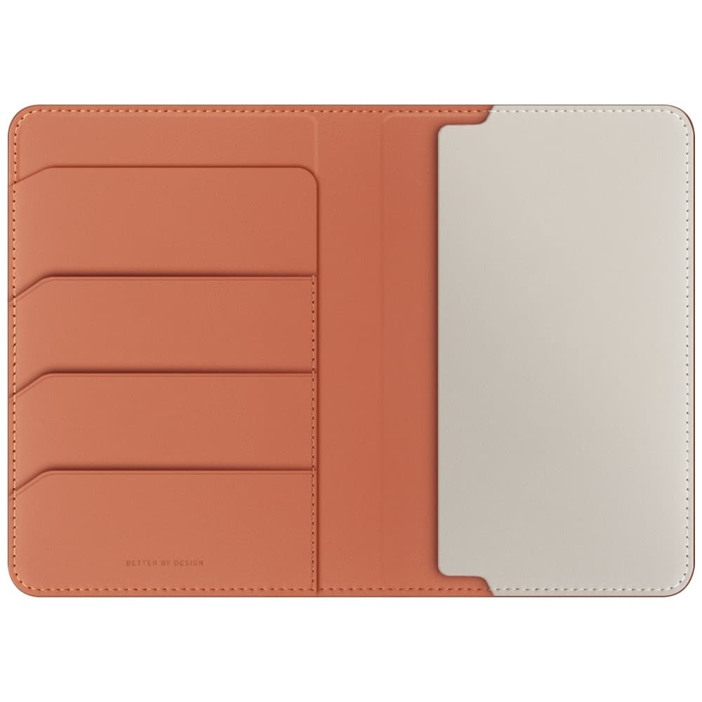 UNIQ θήκη διαβατηρίου με μπλοκάρισμα RFID terracotta ελεφαντόδοντο 2